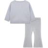 Little Me Clothes for Baby Boys’ and Girls’ Fall Cold Weather Sweater and Pant Sets, 3 Months to 4 Toddler(Sky Mist Grey)