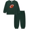 Little Me Clothes for Baby Boys’ and Girls’ Fall Cold Weather Sweater and Pant Sets, 3 Months to 4 Toddler(Hunter Green)