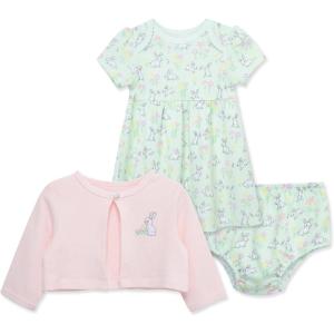 Little Me Baby Girls’ Cardigan, Dress and Panty Sets, 3-12 Months