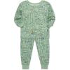 Little Me Clothes for Baby Boys’ 2-Pack Bamboo Pajama Set, 12 Months – 4Toddler(Smoke Green)
