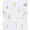 Little Me Clothes for Baby Girls’ 100% Cotton Woven Bubble Romper and Headband Set, 3 to 12 Months(Floral Eyelet)