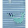 Little Me Clothes for Baby Boys’ 2-Pack Rompers, 3-12 Months(Placid Blue)