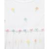 Little Me Clothes for Baby Girls’ Popover Bodysuit Dress and Headband Set, 3-12 Months(Bright White)