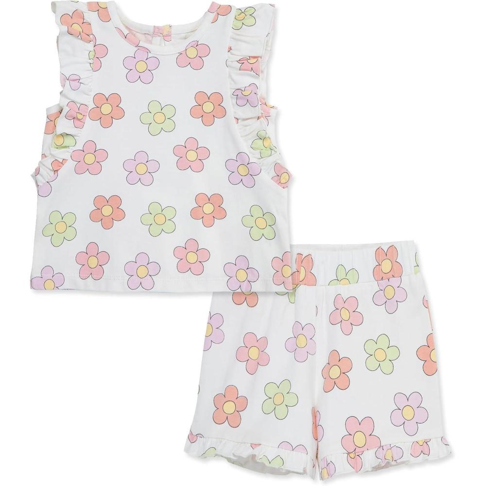 imageLittle Me Clothes for Baby Girls Knit Play Sets 12 Months 4 ToddlersIvory