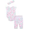 Little Me Baby Girls’ Bodysuit and Pant Set, 3-12 Months