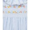 Little Me Clothes for Baby Girls’ Sundress with Panty, 12 Months – 4 Toddler(Placid Blue)