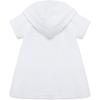 Little Me Clothes for Baby Girls’ Swimsuit Hooded Cover-Up, 6 Months – 4 Toddler(White Multi)