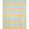 Little Me Clothes for Baby Girls’ Terry Romper, 12 Months – 4 Toddler(Multicolored)