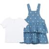 Little Me Clothes for Baby Girls’ Woven Jumper Dress Sets, 12 Months – 4 Toddler