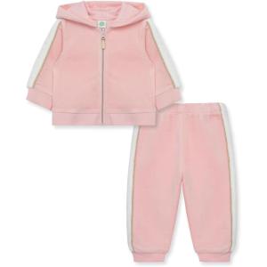 Little Me Clothes for Baby Girls’ 2-Piece Hoodie and Pant Jogger Sets