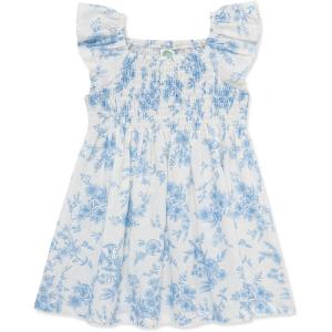 Little Me Clothes for Baby Girls’ Sundress with Panty, 12 Months – 4 Toddler(Blue/Multi)
