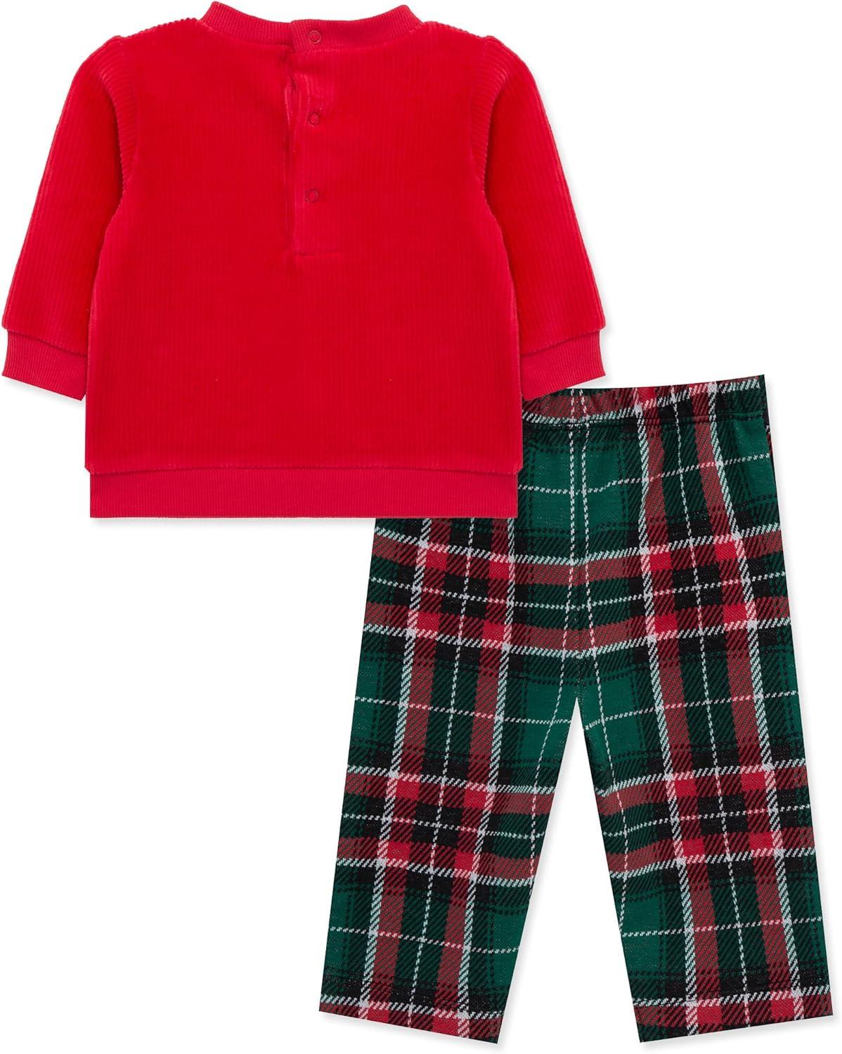 imageLittle Me Clothes for Baby Boys Fancy Dress Party Pups Assorted Set 3 Months to 9 MonthsRedGreen