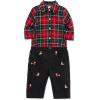 Little Me Clothes for Baby Boys’ Fancy Dress Party Pups Assorted Set, 3 Months to 9 Months(Red/Black)