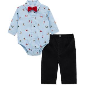 Little Me Clothes for Baby Boys’ Fancy Dress Party Pups Assorted Set, 3 Months to 9 Months(Blue)