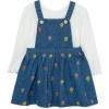 Little Me Clothes for Baby Girl’s 2-PC Jumper Dress and Shirt Sets