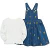 Little Me Clothes for Baby Girl’s 2-PC Jumper Dress and Shirt Sets
