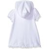 Little Me Girls’ UPF 50+ Short Sleeve Hooded Cover-up(Coverup)