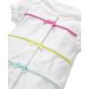 Little Me Girls’ UPF 50+ Short Sleeve Hooded Cover-up(Coverup)