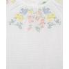 Little Me Clothes for Baby Girls’ Woven Sunsuit and Headband Set, 3-12 Months(White/Blue Floral)