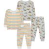 Little Me Clothes for Baby Boys’ 2-Pack Bamboo Pajama Set, 12 Months – 4Toddler(Micro Chip)