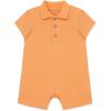 Little Me Simply Essential Solids 100% Organic Clothes for Baby Boys’ Collared Polo Romper, 3-12 Months
