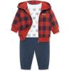 Little Me Clothes for Baby Boys’ 3-Piece Hoodie, Shirt and Pant Sets, 0-12 Months
