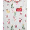 Little Me Clothes for Baby Boys’ and Girls’ Christmas Marshmallow Footie and Cap Set Romper Sleeper, 9 Months