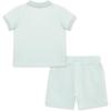 Little Me Clothes for Baby Boys Organic Cotton 2-Piece Short and Shirt Set, 12 Months – 4 Toddler(Green)