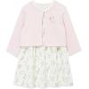 Little Me Clothes for Baby Girls’ 100% Cotton Dress Set with Panty, Green, 3 to 12 Months(Green)
