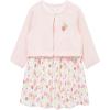Little Me Clothes for Baby Girls’ 100% Cotton Dress Set with Panty, Green, 3 to 12 Months(Pink)