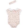 Little Me Clothes for Baby Girls’ Tulip Bubble with Headband, 3 to 12 Months(Mary’s Rose)