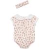 Little Me Clothes for Baby Girls’ Tulip Bubble with Headband, 3 to 12 Months(Mary’s Rose)