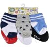Little Me Baby Boys 6 Pack Socks, Thick Cotton Rich Terry Cloth Turn Cuff Socks For Newborn Infant Toddler, Assorted