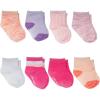 Little Me Baby Girl Socks, 8 Pairs, 0-12 Months(Assorted)