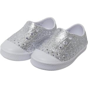 Little Me Unisex-Child Watershoes Water Shoe(Purple Glitter)