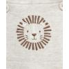 Little Me Clothes for Baby Boys’ Lion Knitted T-Shirt and Shortall Set, Oatmeal Heather/Acorn, 12 Months