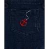 Little Me Clothes for Baby Boys’ Sailboat Short Sleeve Shortall Sets, Dark Denim Blue, 12 Months