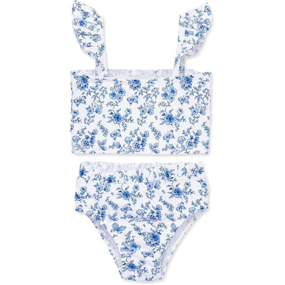 imageLittle Me Clothes for Baby Girls TwoPiece Tankini Swimsuit 03 Months 4 Toddler