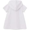 Little Me Clothes for Baby Girls’ Swimsuit Hooded Cover-Up, 6 Months – 4 Toddler(Bright White)
