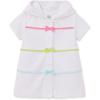 Little Me Clothes for Baby Girls’ Swimsuit Hooded Cover-Up, 6 Months – 4 Toddler(Bright White)