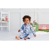 Little Me Baby Boys’ and Girls’ Christmas Holiday Santa Print Pajamas(Blue)