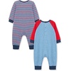 Little Me Clothes for Baby Boy’s 2-Pack Coverall Footie Rompers