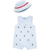 Little Me Baby Boys’ Lcd12918n-parent(Blue Sailboat)